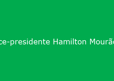 Vice-presidente Hamilton Mourão visita Jaraguá do Sul no dia 31